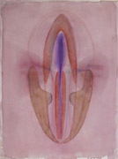 Serie: Abstrakte Aquarelle, Nr. 25, 75 x 56 cm